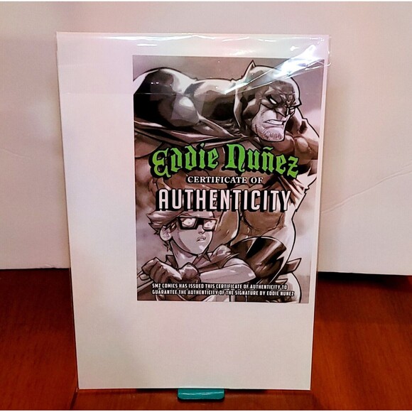 Mega Man 7x10 Signed By Eddie Nuñez ART PRINT Limited w C.O.A. - Picture 3 of 4